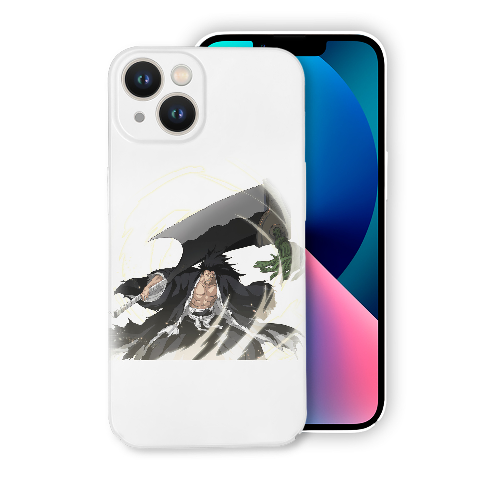 （画像用） ブリーチ ざらき けんぱち BLEACH Zaraki Kenpachi 【iPhone 14シリーズ対応】ハードケース